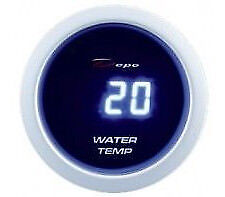 Manometro Strumento 52mm DEPO Temperatura Acqua 20-150C° DIGITALE Nero/Blu +SENS