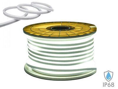 24V Bobina Led Neon Flex 4000K IP68 6,5W/M 10 Metri SKU-2613 <table