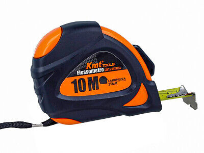 Flessometro Metro Professionale 10M Larghezza 25mm Autobloccante <ul><li>Metro