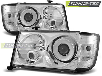 HEADLIGHTS CHROME fits W124 E-KLASA 05.93 - 06.95