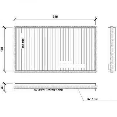 Filtro abitacolo antipolline Serie5 E60/E61/E63/E64