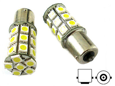 Lampada Led BA15S 1156 P21W 27 Smd 5050 Bianca 12V Luci Diurne
