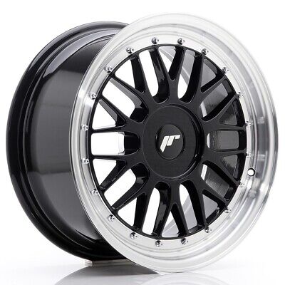 Cerchi JR JR23 17x8 ET40-45 BLANK nero lucido con labbro lavorato