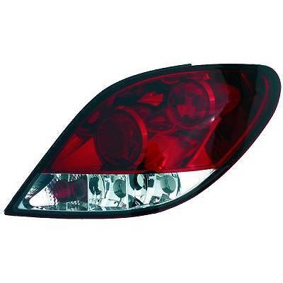 Coppia fari fanali posteriori TUNING 207 06- (no led) rosso bianco berlina