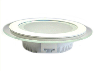 Faretto Led Da Incasso Rotondo 18W Diametro 200mm Bianco Freddo Con Vetro Stile