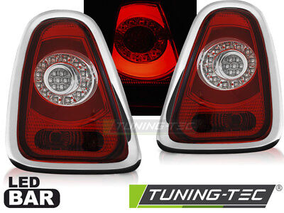 Coppia Fari Fanali Tuning Posteriori COOPER R56R57 10-14 R-W LED BAR