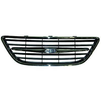 Calandra Griglia Mascherina centrale 9-3 03-07 chrome nero