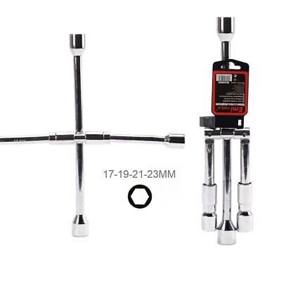Chiave a Croce Tubolare in Acciaio Pieghevole 17-19-21-23 MM <ul> <li>Chiave