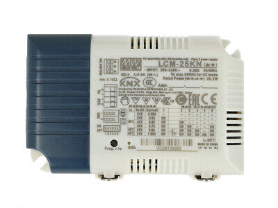 MeanWell LCM-25KN Led Driver CC 25W Dimmerabile KNX Konnex e Pulsante NO