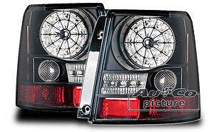 Fari posteriori a LED Range Sport 05 -> 09 neri black tuning