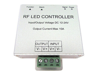 Led Dimmer Mono Colore 12V 24V 10A Con Telecomando RF Wireless Per Bobina RF303