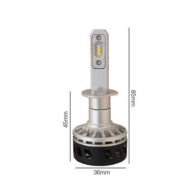 H1 Led Conversion Matrix 2 pezzi 6500°K 5000 lm 25W 9-36V dissipatore integrato