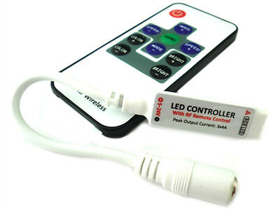 Controller Bobina Led RGB Con Telecomando Wireless 12V 24V 6A Fino A 40 Met