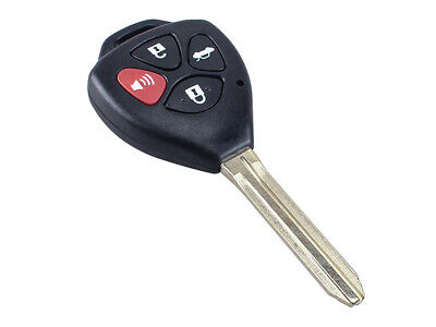 Guscio Chiave Telecomando 4 Tasti con Lama TOY43 Batteria Su Circuito Senza