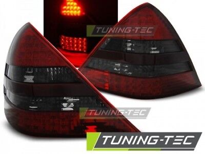 Coppia Set Kit Fari Fanali Posteriori Tuning R170 SLK 04.96-04 Fume' Rosso LED