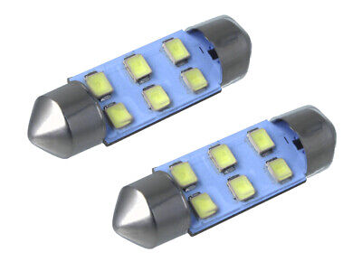 24V Lampada Led Siluro T11 C5W 36mm 6 Smd Bianco Ghiaccio Per Camion <p