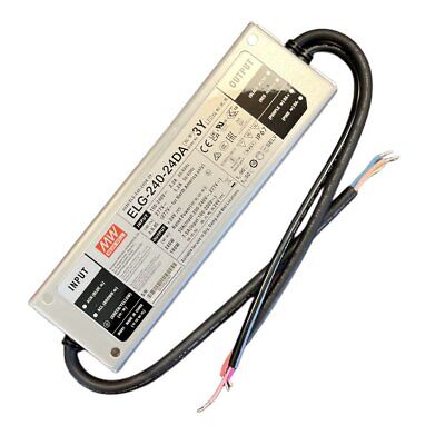 MeanWell ELG-240-24DA-3Y Alimentatore Dimmerabile DALI IP67 240W 24V 10A Input