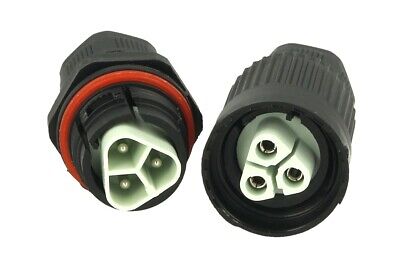 Connettore Manicotto di Collegamento IP68 3 Poli Modello Plug Play Maschio Femm