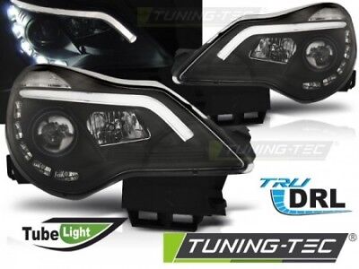 Coppia Fari Fanali Anteriori Tuning CORSA D Restyling 2011-2014 Nero Alogeni