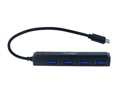 HUB USB 4 Porte Da Micro Cavo 15cm <ul> <li>Multipresa USB,Hub USB</li>
