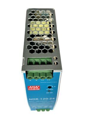 MeanWell NDR-120-24 Trasformatore Rotaia Industriale 24V 120W 5A Barra Guida