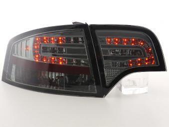 Coppia Fari Fanali Posteriori Tuning LED A4 Berlina (8E) 04-07 nero