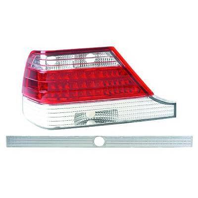 Coppia fari fanali posteriori TUNING Classe S W140 94-98 LED rosso bian