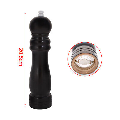 Macinapepe In Legno Macina Pepe e Sale Colore Nero 20,5cm <ul><li>Macinapepe