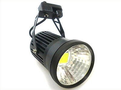 Faro Lampada Led A Binario 220V 20W Bianco Freddo Modello Nero Tracking Lamp Spo
