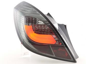 Coppia Set Fari Fanali Posteriori Tuning LED Corsa D 3 porte  06-10 fumé