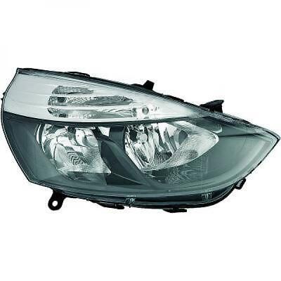 Faro anteriore sx CLIO 13-10.16 nero MAGNETI H7+H1 motor reg el 26060117