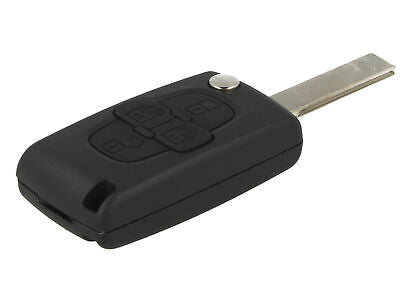 Guscio Chiave Telecomando 4 Tasti Con Lama HU83 Batteria In Custodia Senza