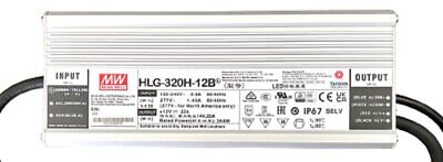MeanWell HLG-320H-12B Alimentatore IP67 320W 12V 22A Dimmerabile 1-10V PWM