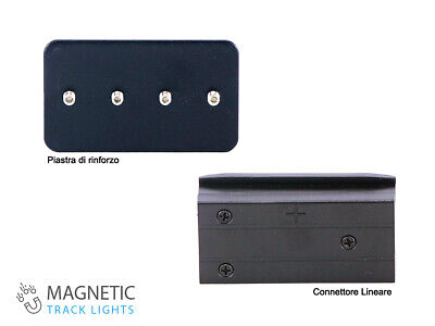 Connettore Lineare Con Piastra di Rinforzo Per Sistema Binario Magnetico