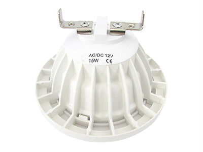Lampada Faretto Faro Led Da Incasso AR111 Bianco Freddo COB G53 12V 15W
