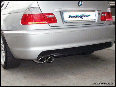 E46 320CI (170CV) 2000-- Posteriore con uscita 2 x diam. 80 X-RACE