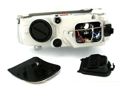 Coppia Fari Anteriori Tuning Angel Eyes Fari per Passat 35i Cromati