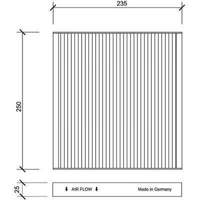 Filtro abitacolo al carbone attivo JUMPER Boxer/ DUCATO