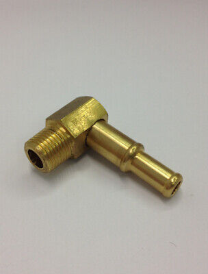MALPASSI giunto metallico RACCORDO 1/8 NPT MM 6/8 angolare A 90 Gradi