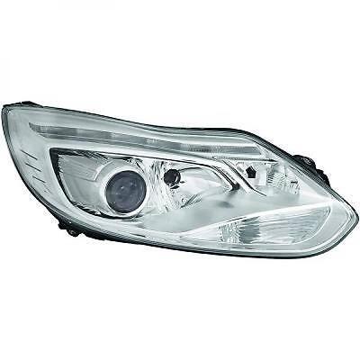 Faro fanale proiettore XENON destro FOCUS 2011-2014 cromato con motorino