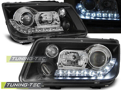 HEADLIGHTS DAYLIGHT BLACK fits BORA 09.98-05.05