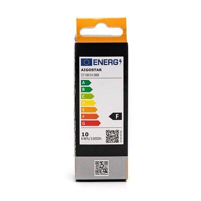 Lampada Led E14 C37 10W 935LM 3000K 37X110mm <ul><li><strong>Lampada