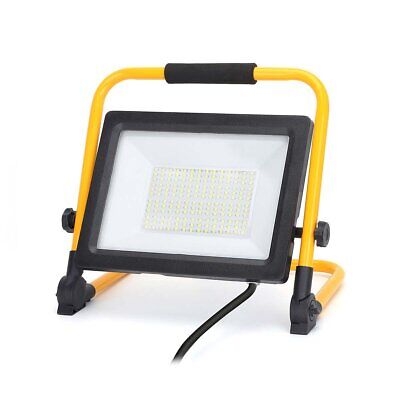 Faretto Led Portatile da Lavoro 100W Fredda 6500K 8800 Lumens IP65 Impermeabile