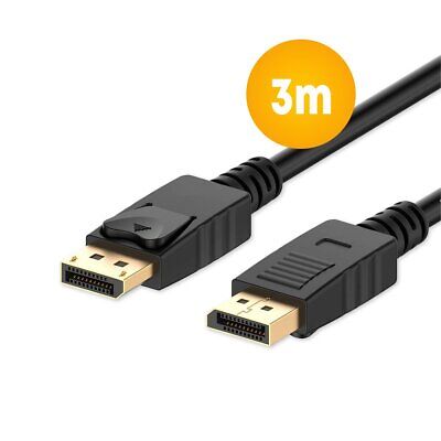 Cavo DisplayPort Placcato in Oro 4K UltraHD Audio e Video Alta Definizione