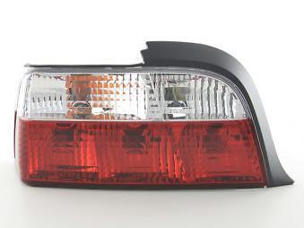 Coppia Fari Fanali Posteriori Tuning serie 3 Coupe (E36) 91-98 rosso/bianco