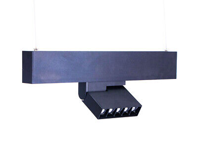 Lampada Led Lineare Regolabile 5X2W 24V Neutro 4000K CRI 90 UGR 19 Per Sistema