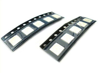 10 PZ Led SMD 5050 PLCC-6 Blu Blue 3V 0,2W 3 Chips <p>   </p> <p