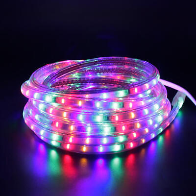 Bobina Striscia Led 220V RGB Impermeabile IP67 Interno Esterno 1 Metro <p