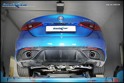 GIULIA 2.2 DIESEL VELOCE 210CV 2018- scarico marmittaPosteriore senza terminali