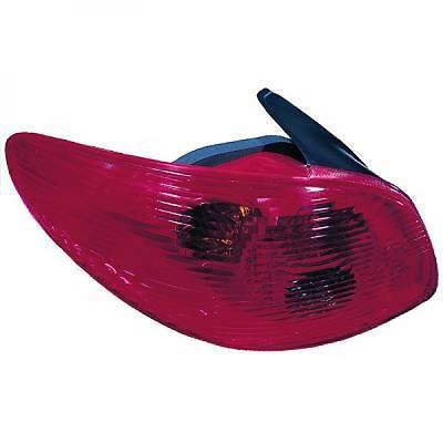 Faro fanale posteriore Destro 206 03- non 206 CC senza portalampade